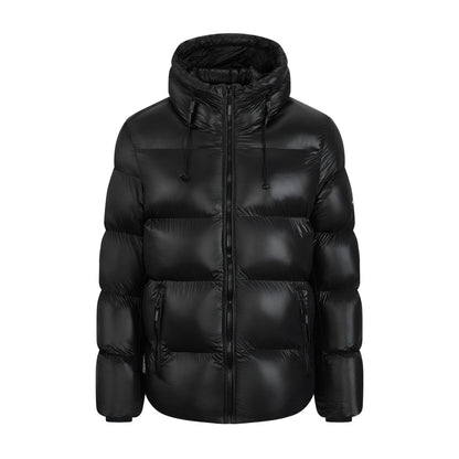 Helvetica Mountain Pioneers Edge Hooded Down Jacket - Kick Game