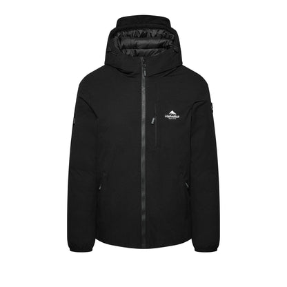 Helvetica Mountain Pioneers Eyeblock Hooded Windbreaker Jacket - Kick Game