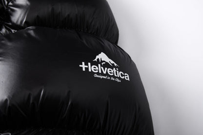 Helvetica Mountain Pioneers Edge Hooded Down Jacket - Kick Game