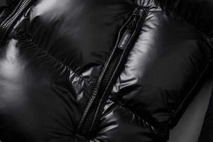 Helvetica Mountain Pioneers Edge Hooded Down Jacket - Kick Game
