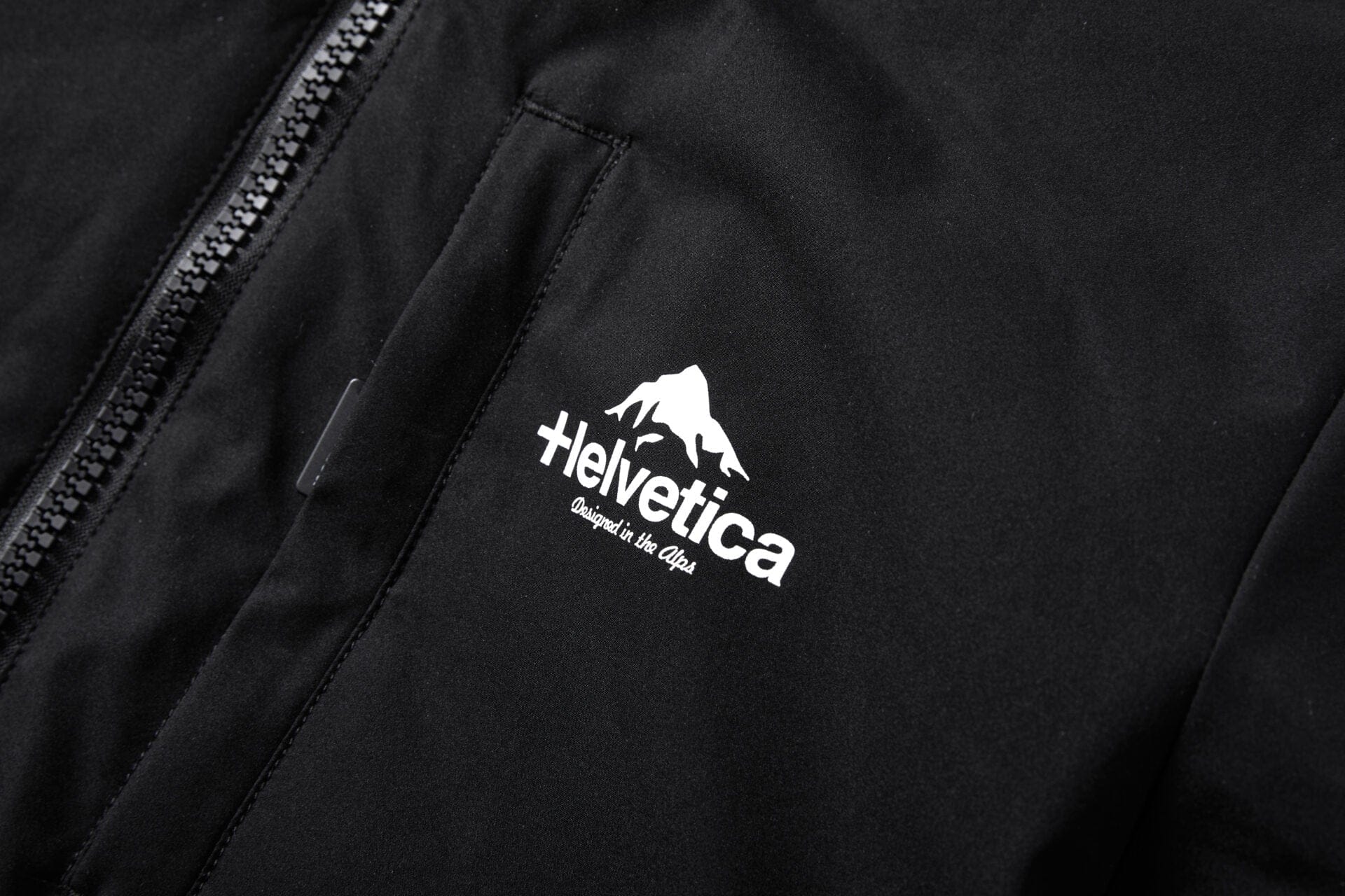 Helvetica Mountain Pioneers Eyeblock Hooded Windbreaker Jacket - Kick Game