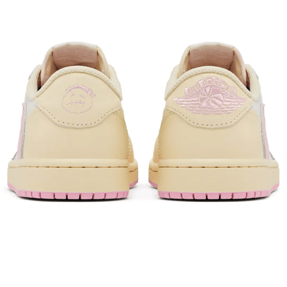 Travis Scott x Air Jordan 1 Retro Low OG 'Shy Pink' - Kick Game