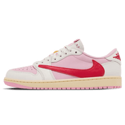 Travis Scott x Air Jordan 1 Retro Low OG 'Sail Tropical Pink' - Kick Game