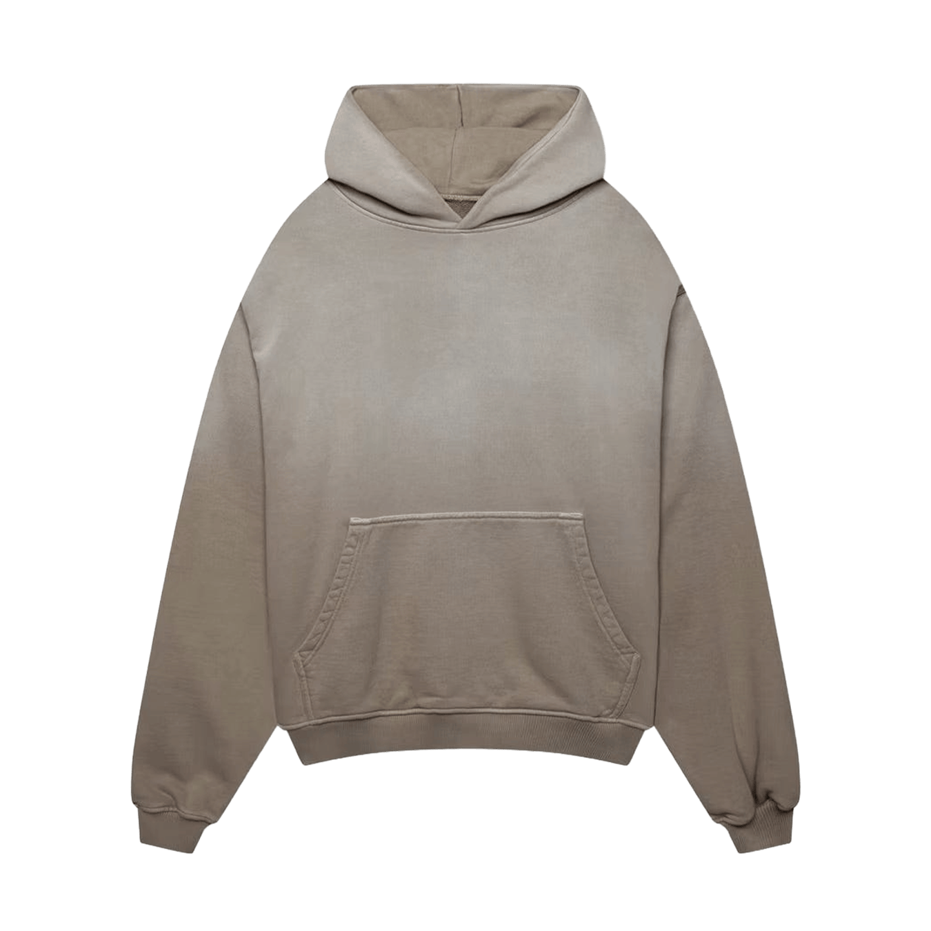 KAIZEN MARKET BLANK HEAVYWEIGHT FADE OUT HOODIE MOCHA - Kick Game