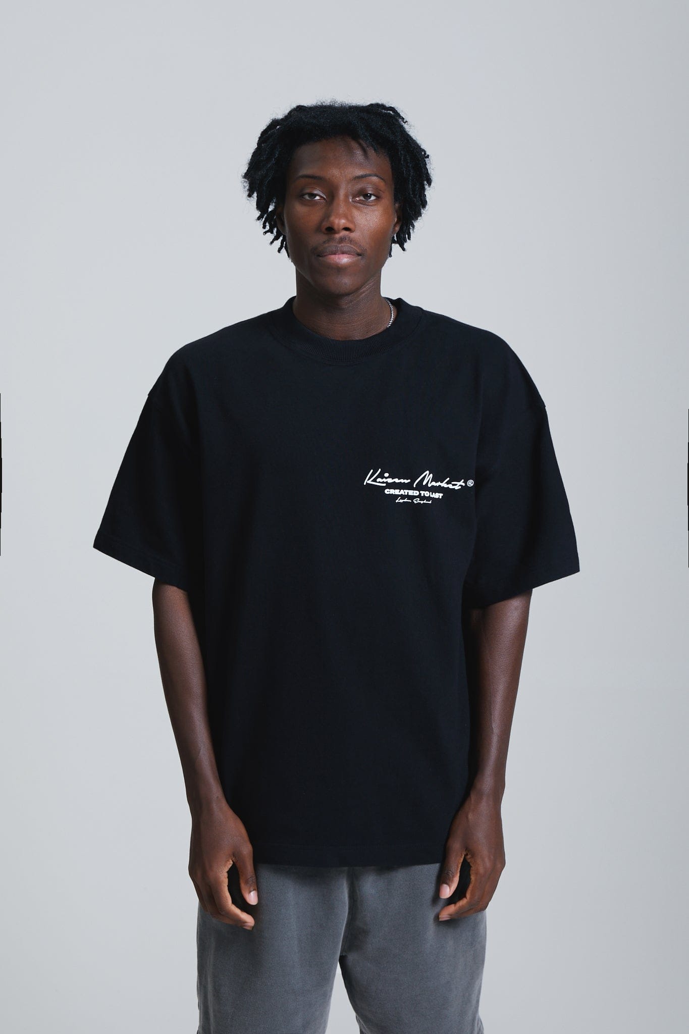 KAIZEN MARKET AUTOGRAPH TEE BLACK - Kick Game