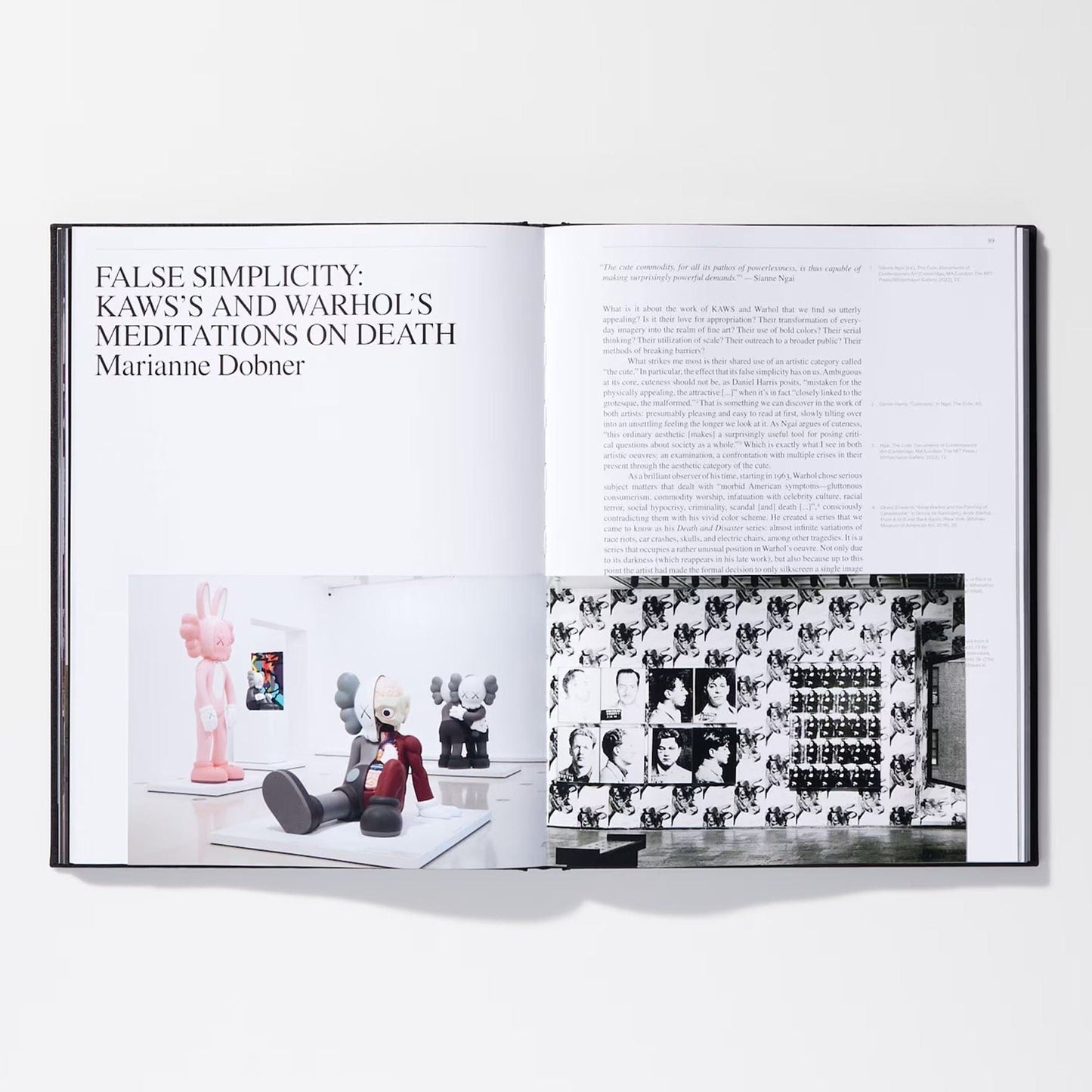 KAWS X Warhol Art Book - Kick Game