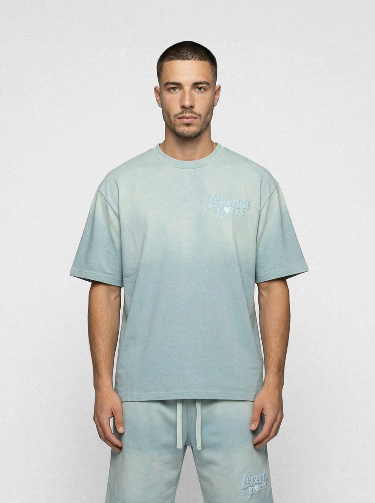 Legende Paris LND GRADIENT T-SHIRT - ICY BLUE - Kick Game
