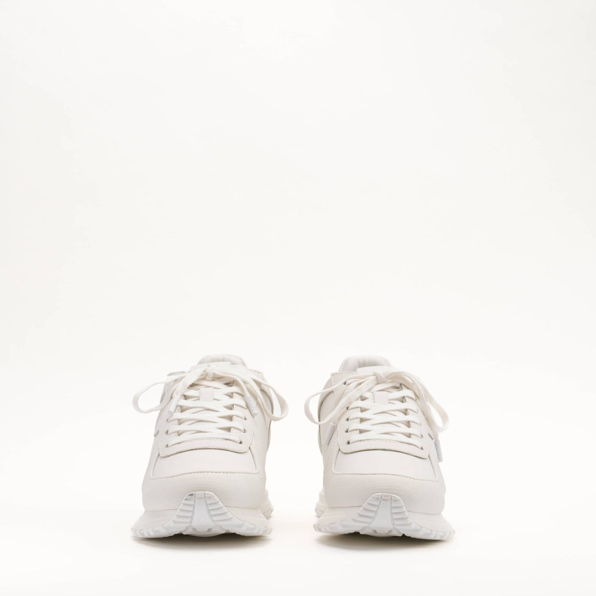 MALLET Boundary Men's White Ripple Leather Trainers - Kick Game