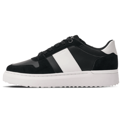 MALLET Hoxton Lite Men's Black White Leather Trainers