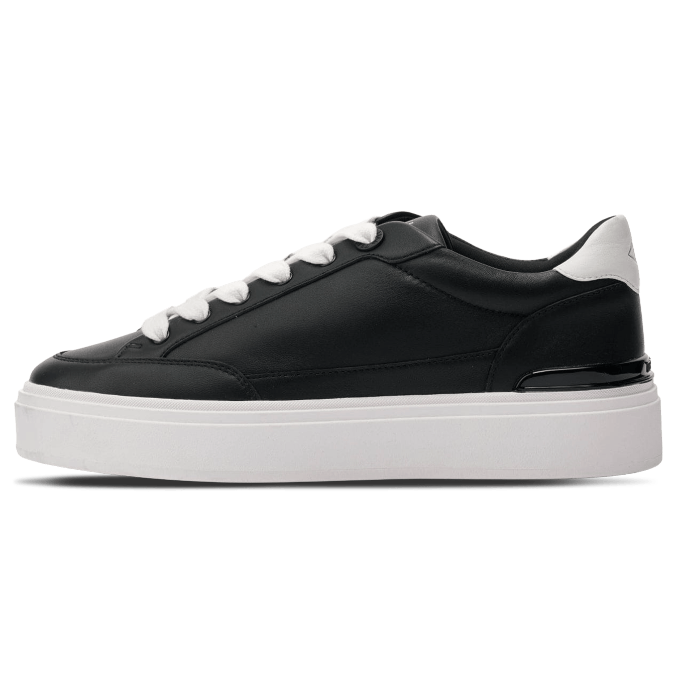 MALLET Lansbury Men's Black Nappa Leather Trainers - Kick Game