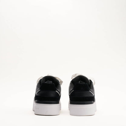MALLET Fenchurch Men's Black White Leather Trainers - Kick Game