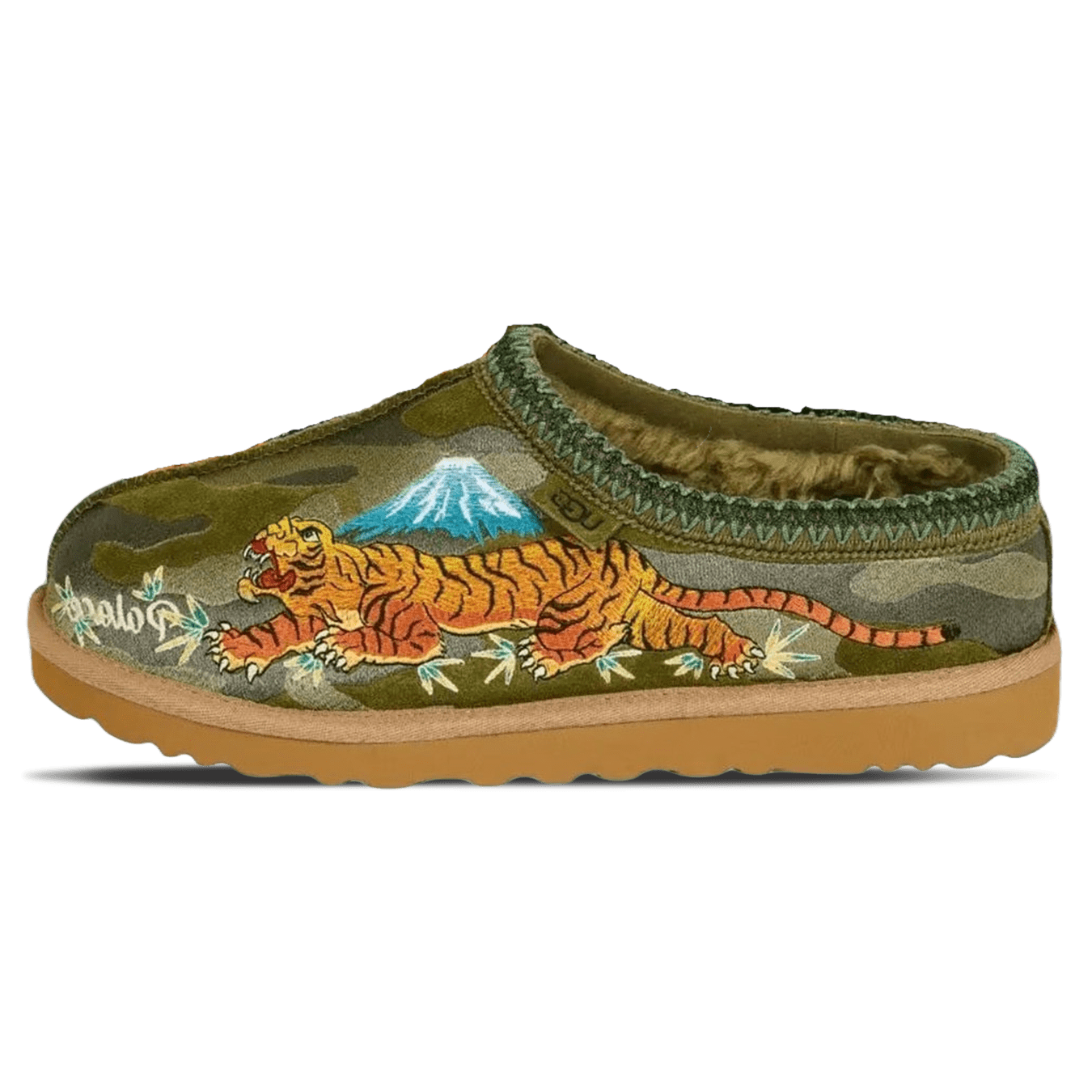 Palace x UGG Tasman Slipper 'Burnt Olive Camo' - Kick Game