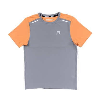 Reprimo Flight Tee 'Grey / Orange' - Kick Game