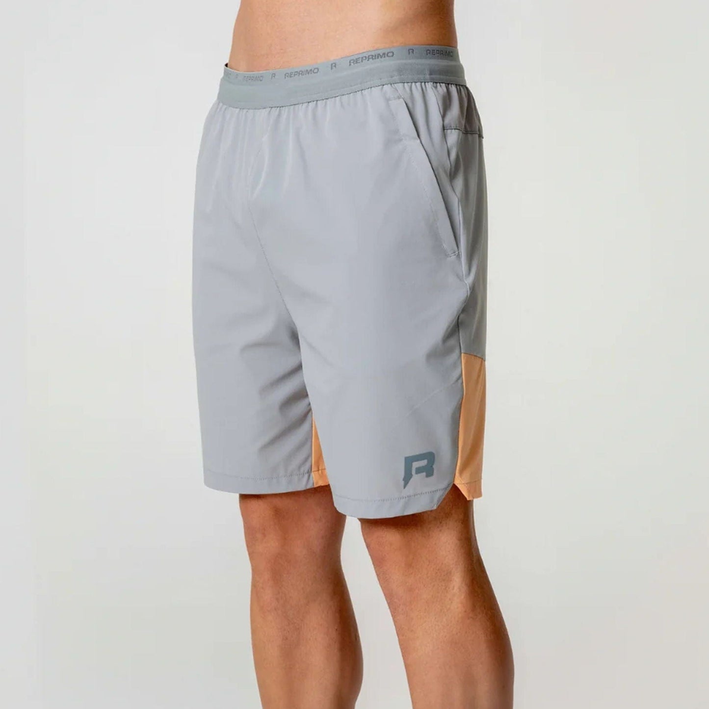 Reprimo Flight Shorts 'Grey / Orange' - Kick Game