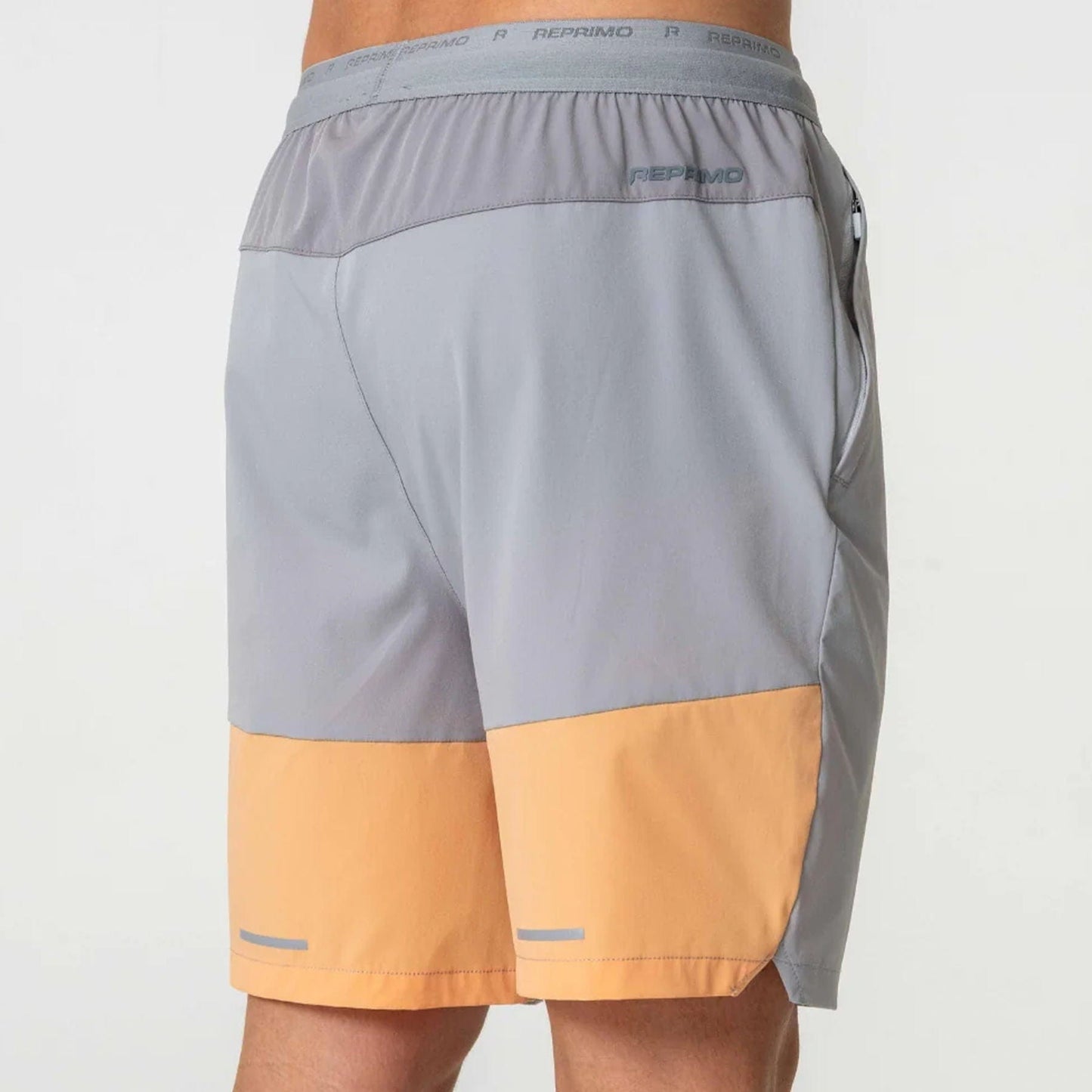 Reprimo Flight Shorts 'Grey / Orange' - Kick Game