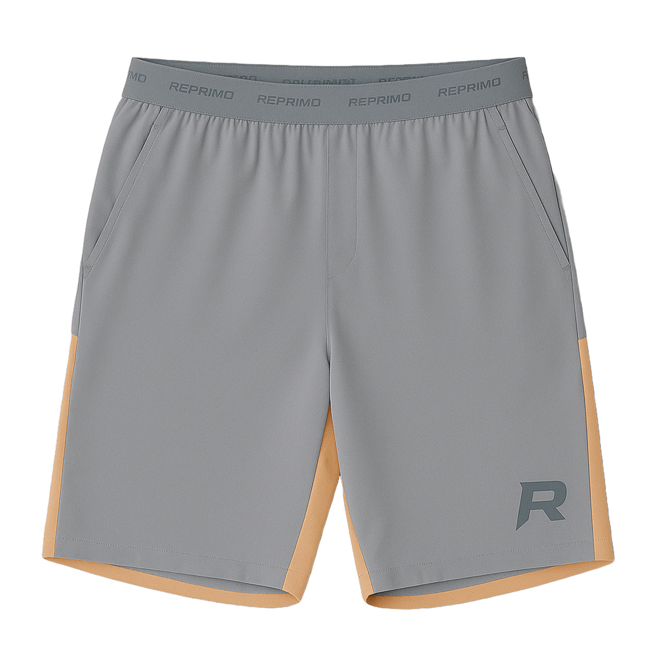 Reprimo Flight Shorts 'Grey Orange' - Kick Game