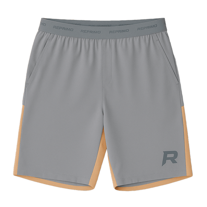 Reprimo Flight Shorts 'Grey Orange' - Kick Game