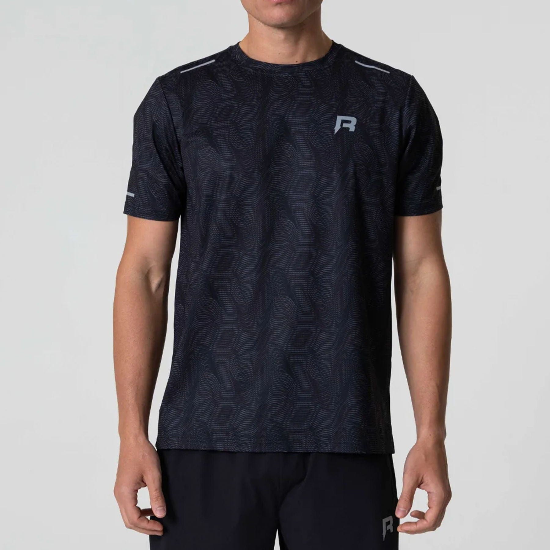 Reprimo Ripple Tee and Shorts Set 'Black' - Kick Game