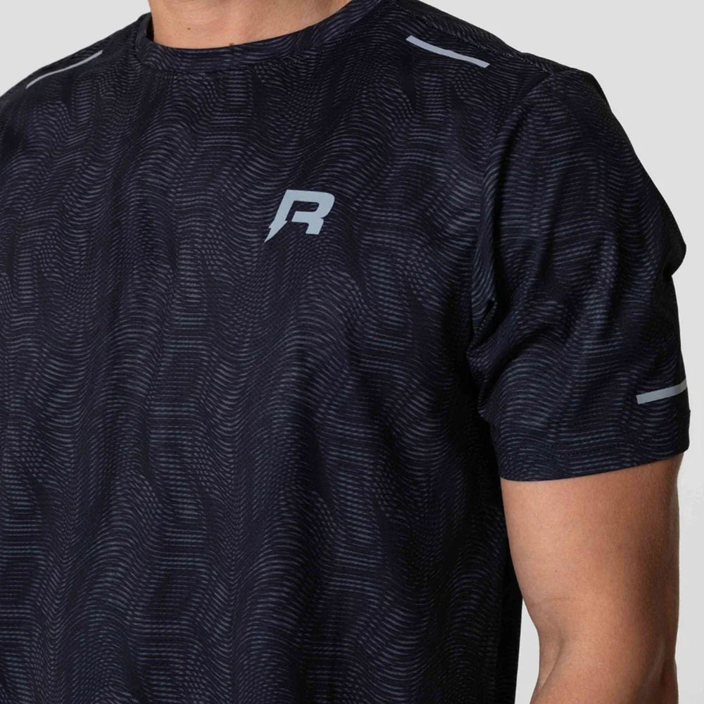 Reprimo Ripple Tee 'Black' - Kick Game