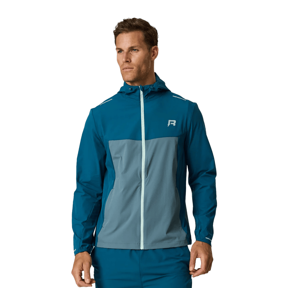 Reprimo Flight Windbreaker Jacket 'Tidal Teal Blue Steel' - Kick Game