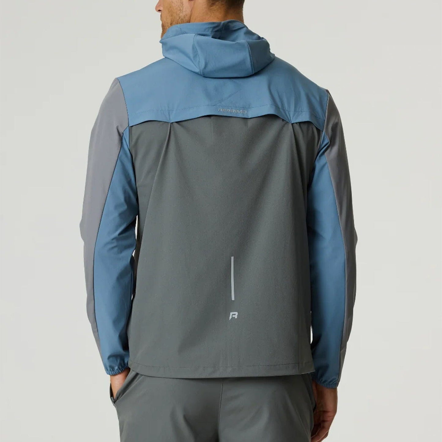 Reprimo Flight Windbreaker Jacket 'Air Force Blue Gunmetal' - Kick Game