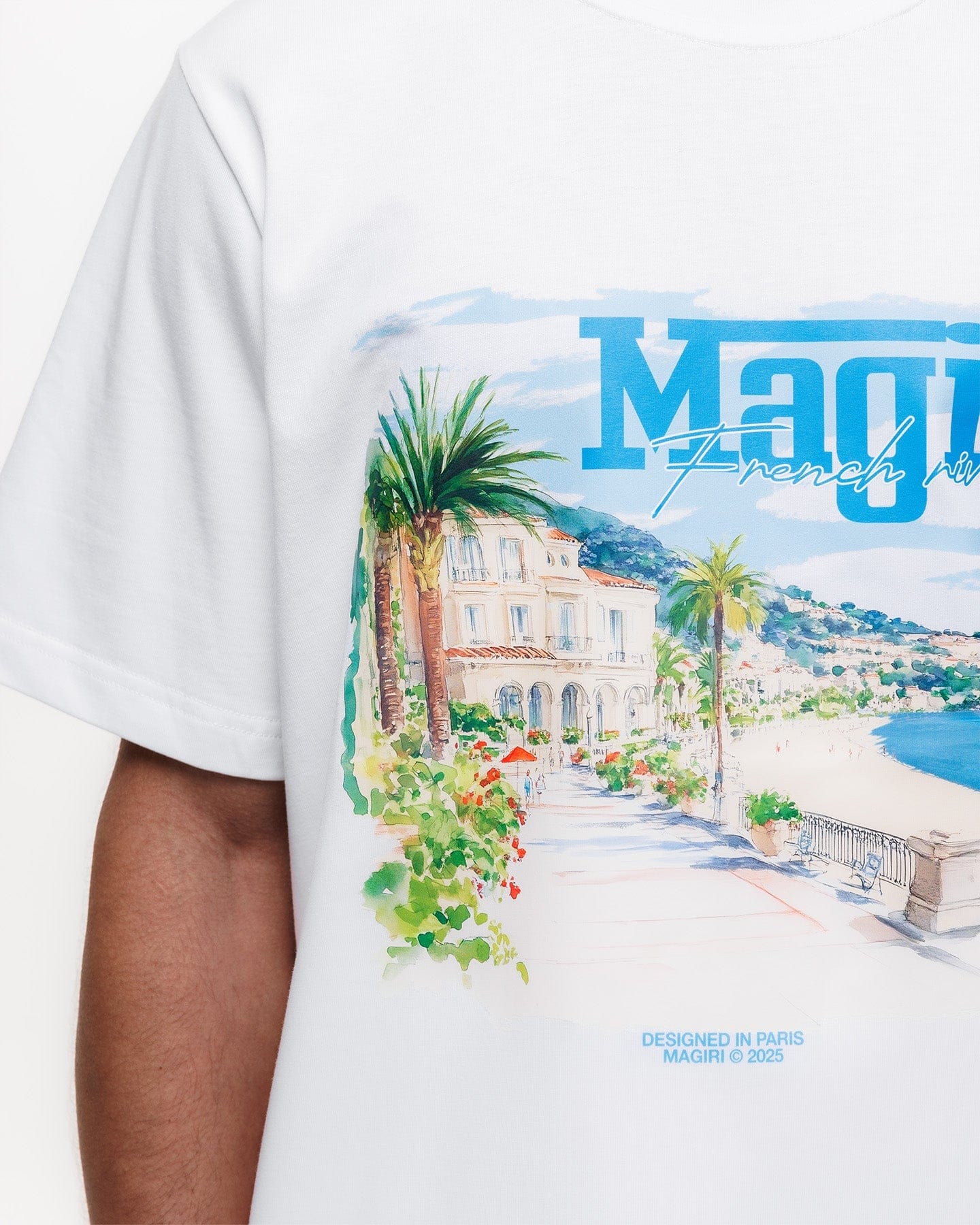 Magiri Rivera Printed T-Shirt 'White' - Kick Game