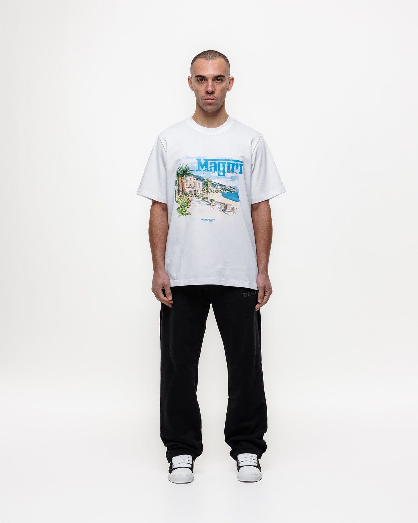 Magiri Rivera Printed T-Shirt 'White' - Kick Game