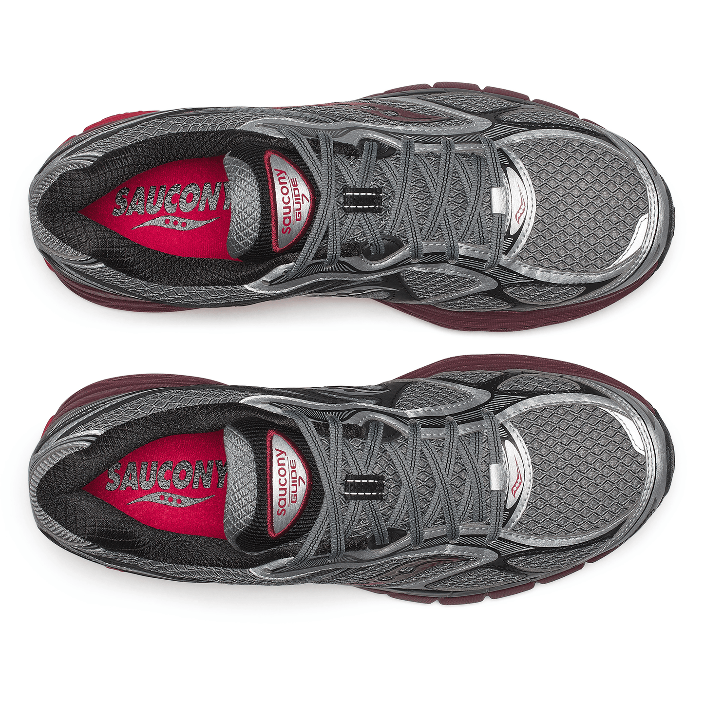 Saucony Progrid Guide 7 'Silver Maroon' - Kick Game