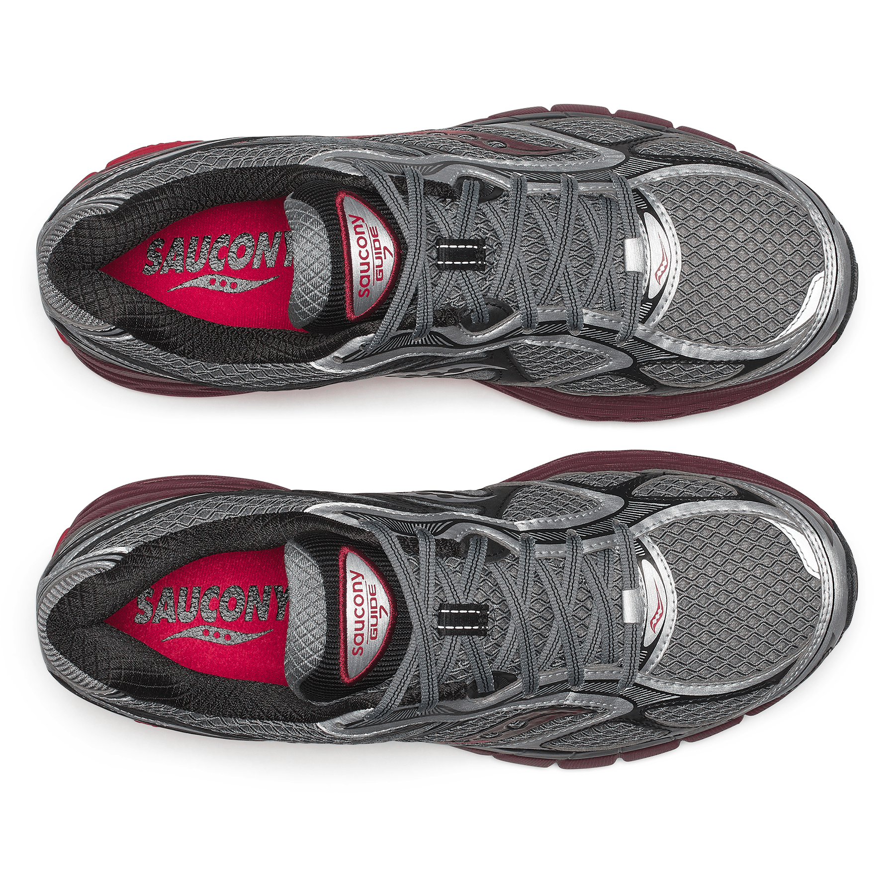 Saucony Progrid Guide 7 'Silver Maroon' - Kick Game