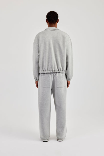 Scuba Funnel Neck Jacket & Baggy Fit Trouser - Grey - Kick Game