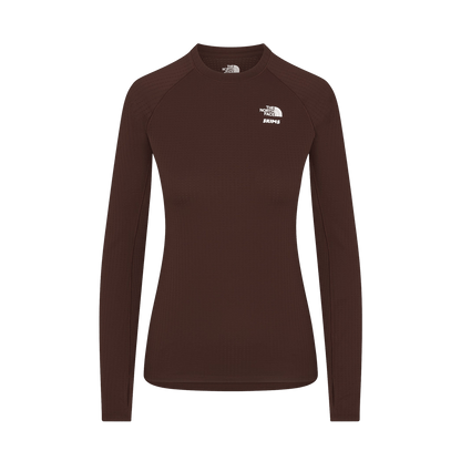 SKIMS x The North Face Dotknit Long Sleeve Top 'Cocoa' - Kick Game