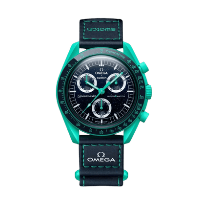 Swatch x Omega Bioceramic Moonswatch Mission On Earth - Polar Lights - Kick Game