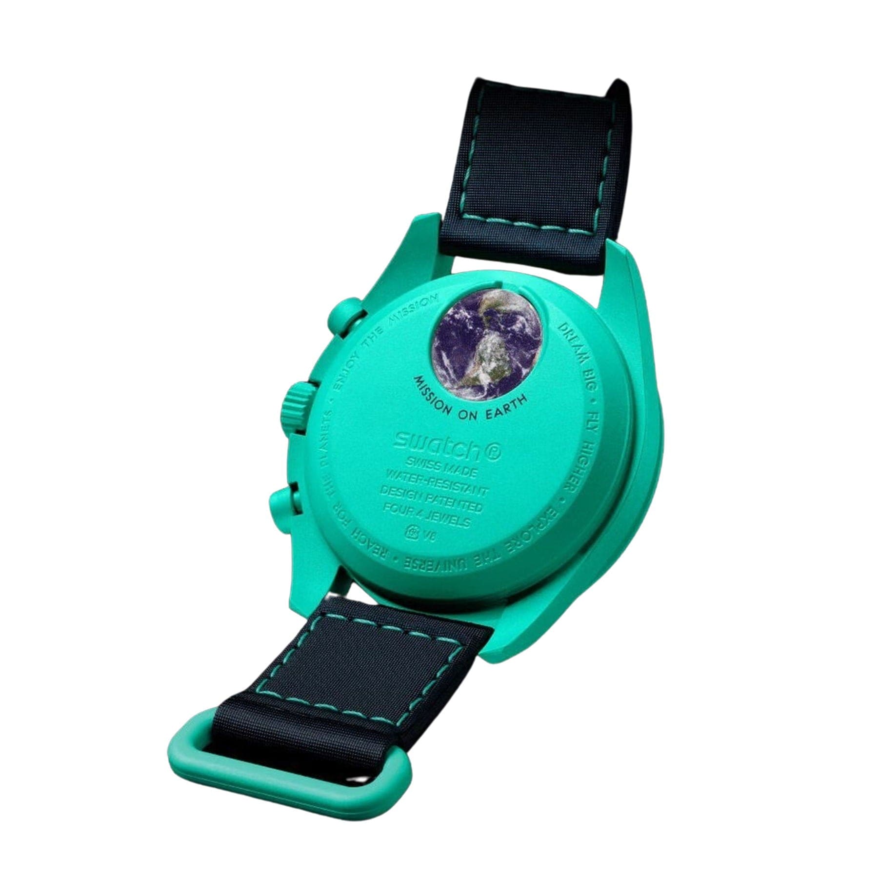 Swatch x Omega Bioceramic Moonswatch Mission On Earth - Polar Lights - Kick Game