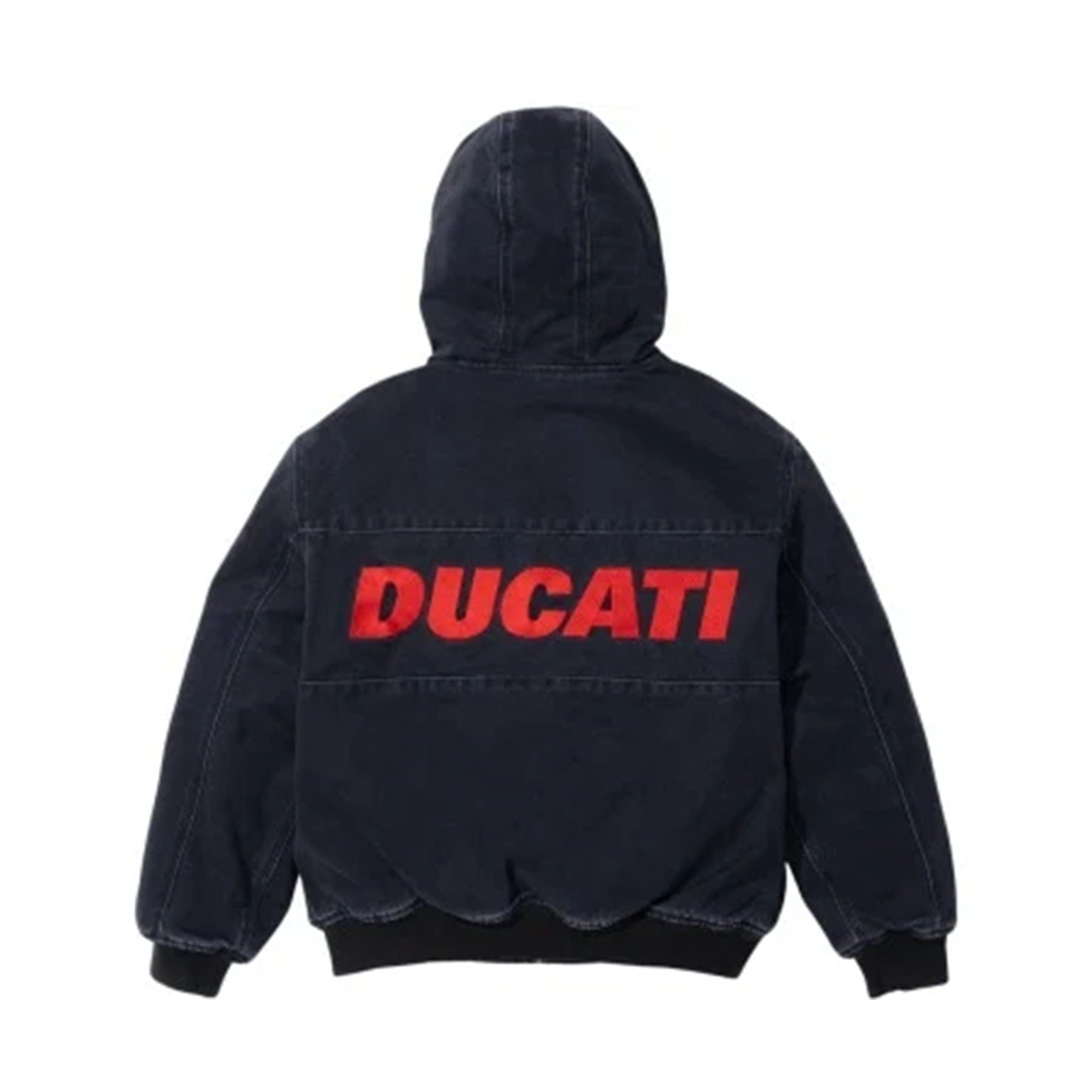 Supreme x Ducati Hooded Racing Jacket 'Black' - Kick Game