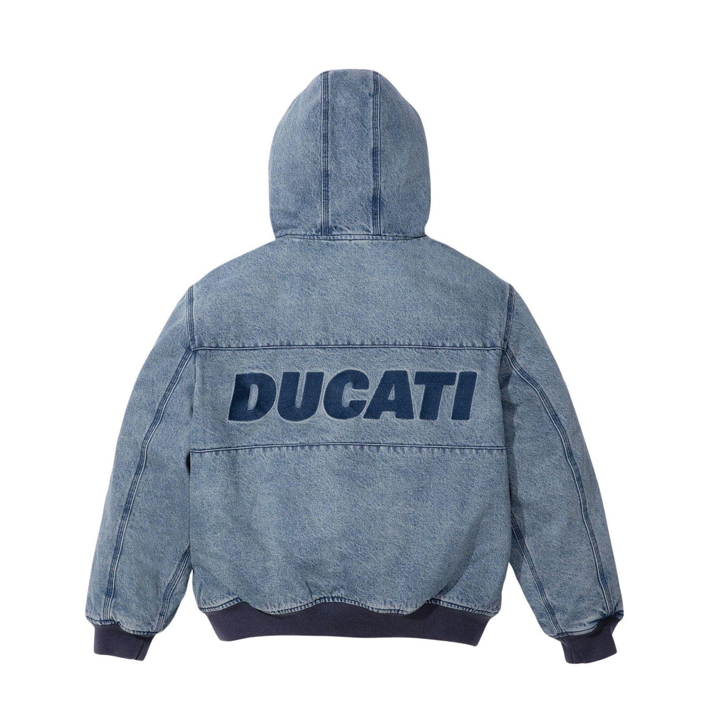 Supreme x Ducati Hooded Racing Jacket 'Blue' - Kick Game