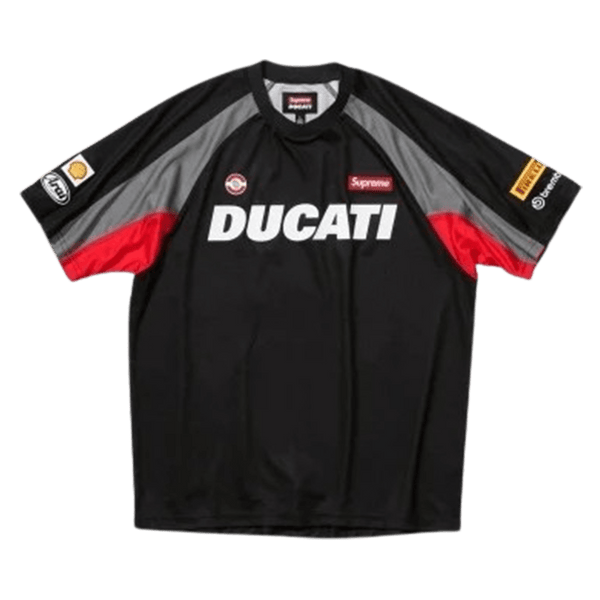 Supreme x Ducati Soccer Jersey 'Black' - CerbeShops
