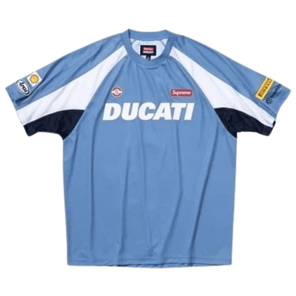 Supreme x Ducati Soccer Jersey 'Blue' - CerbeShops