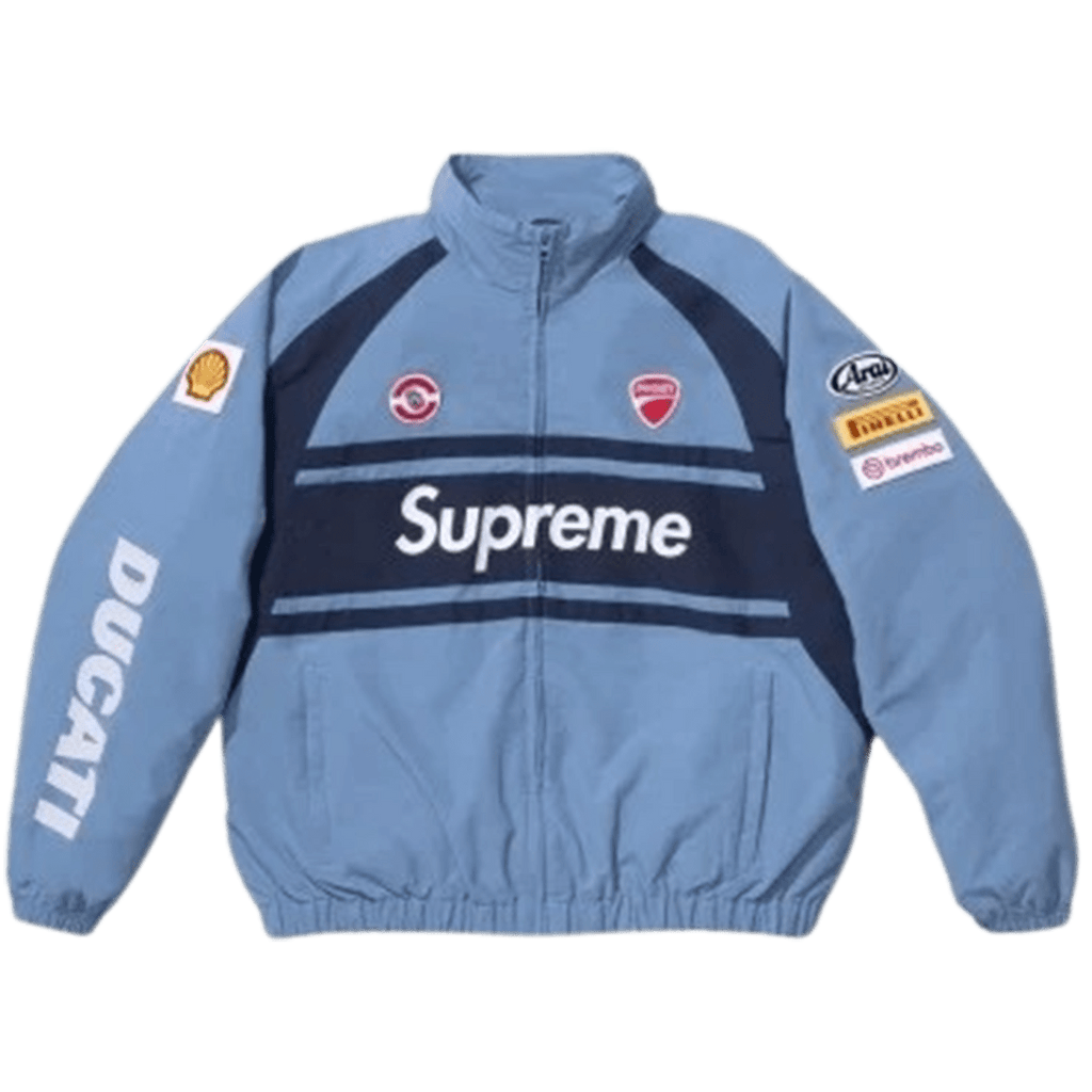 Supreme x Ducati Track Jacket 'Blue' — Kick Game