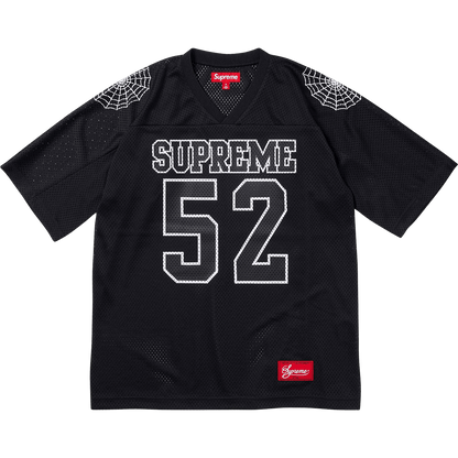 Supreme Spiderweb Football Jersey 'Black' - Kick Game