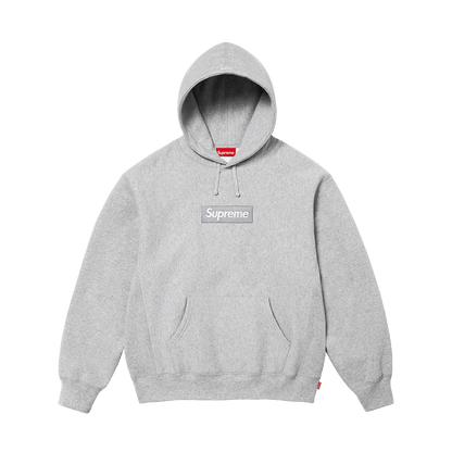 Supreme Box Logo Hoodie FW24 'Heather Grey' - Kick Game