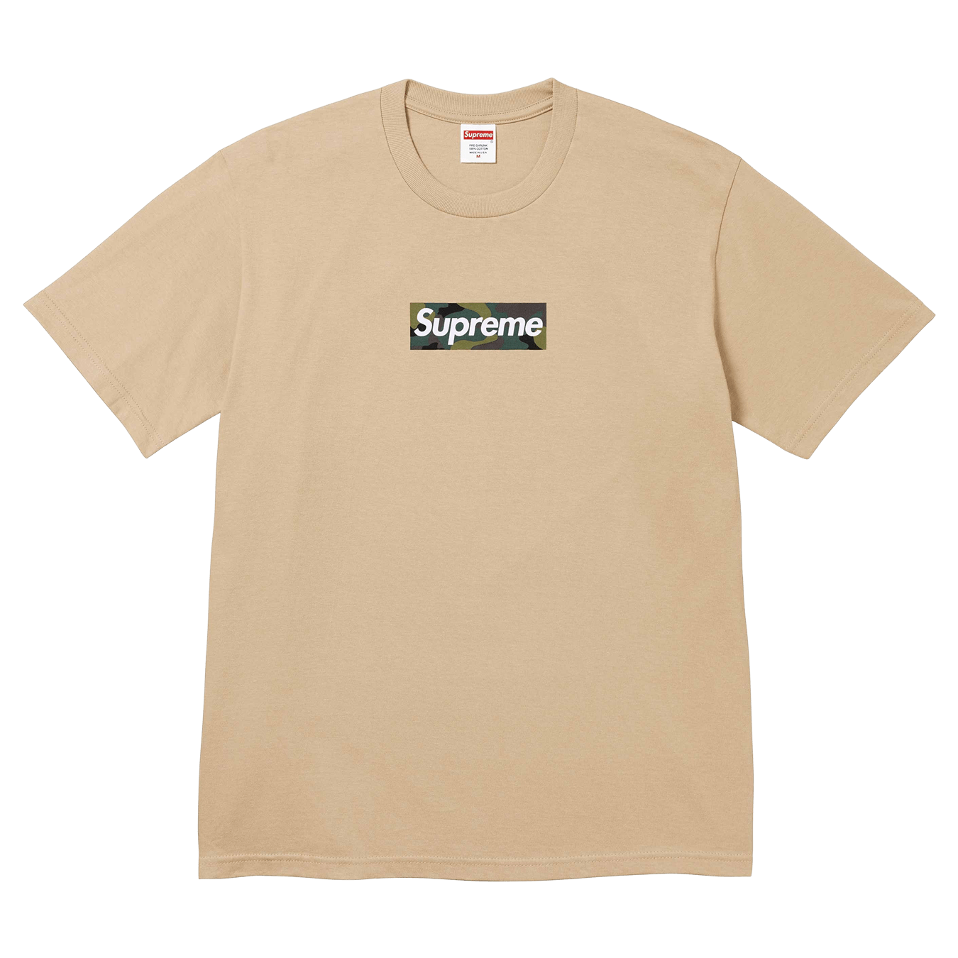 Supreme Box Logo Tee Khaki FW23 - Kick Game