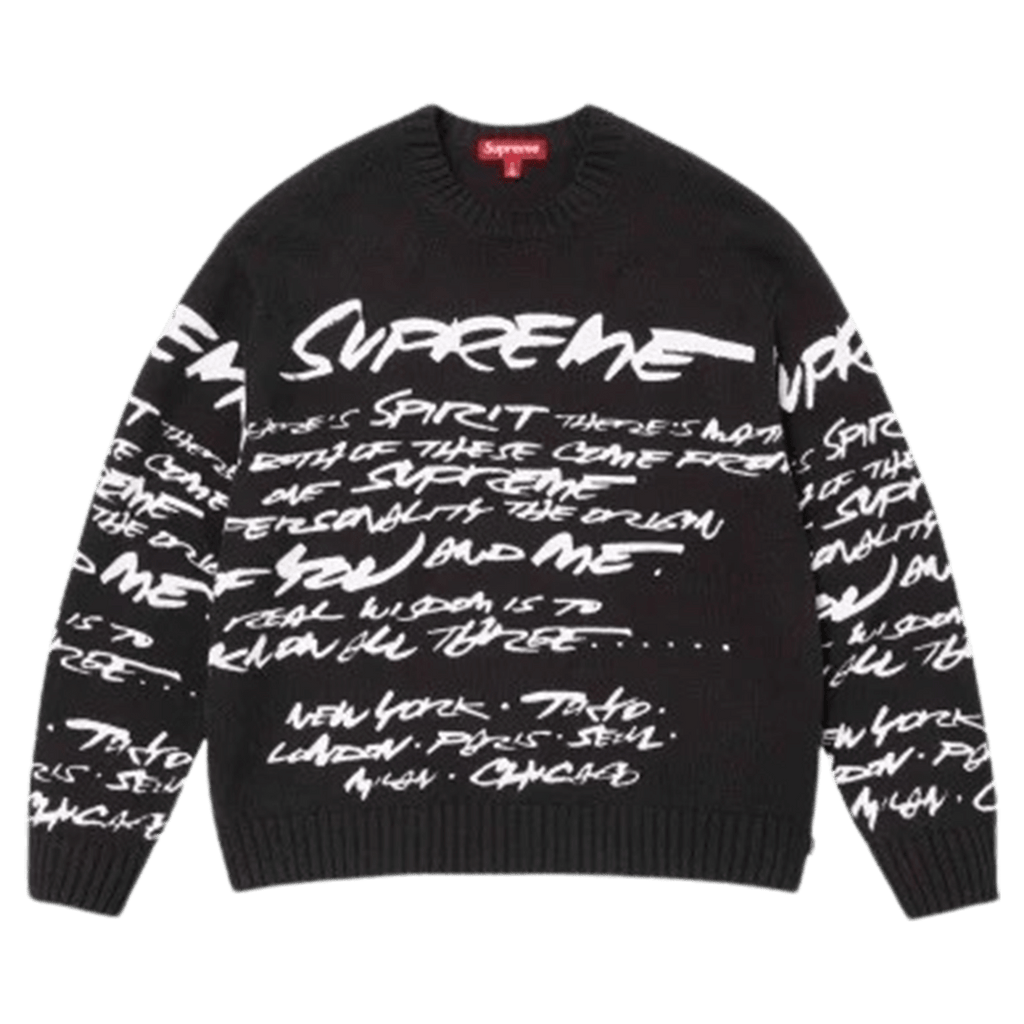 Supreme Futura Tommy Sweatshirt 'Black' - JuzsportsShops
