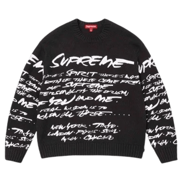 Supreme Futura Sweatshirt 'Black' - Kick Game