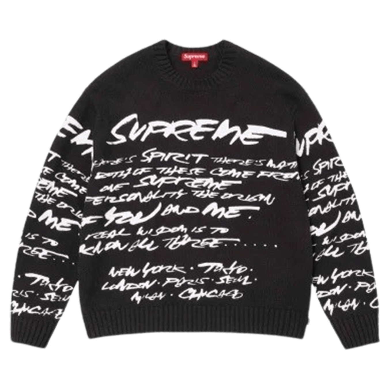 Supreme Futura Sweatshirt 'Black' - Kick Game