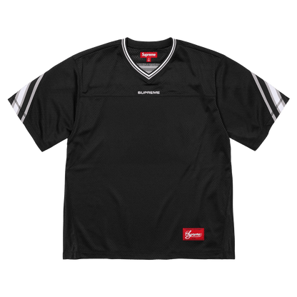 Supreme Jacquard Rib Football Jersey 'Black' - Kick Game