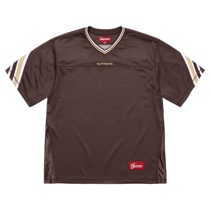 Supreme Jacquard Rib Football Jersey 'Brown' - Kick Game