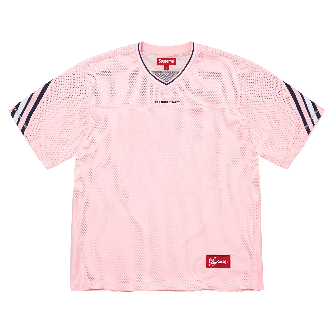 Supreme Jacquard Rib Football Jersey 'Pink' - Kick Game