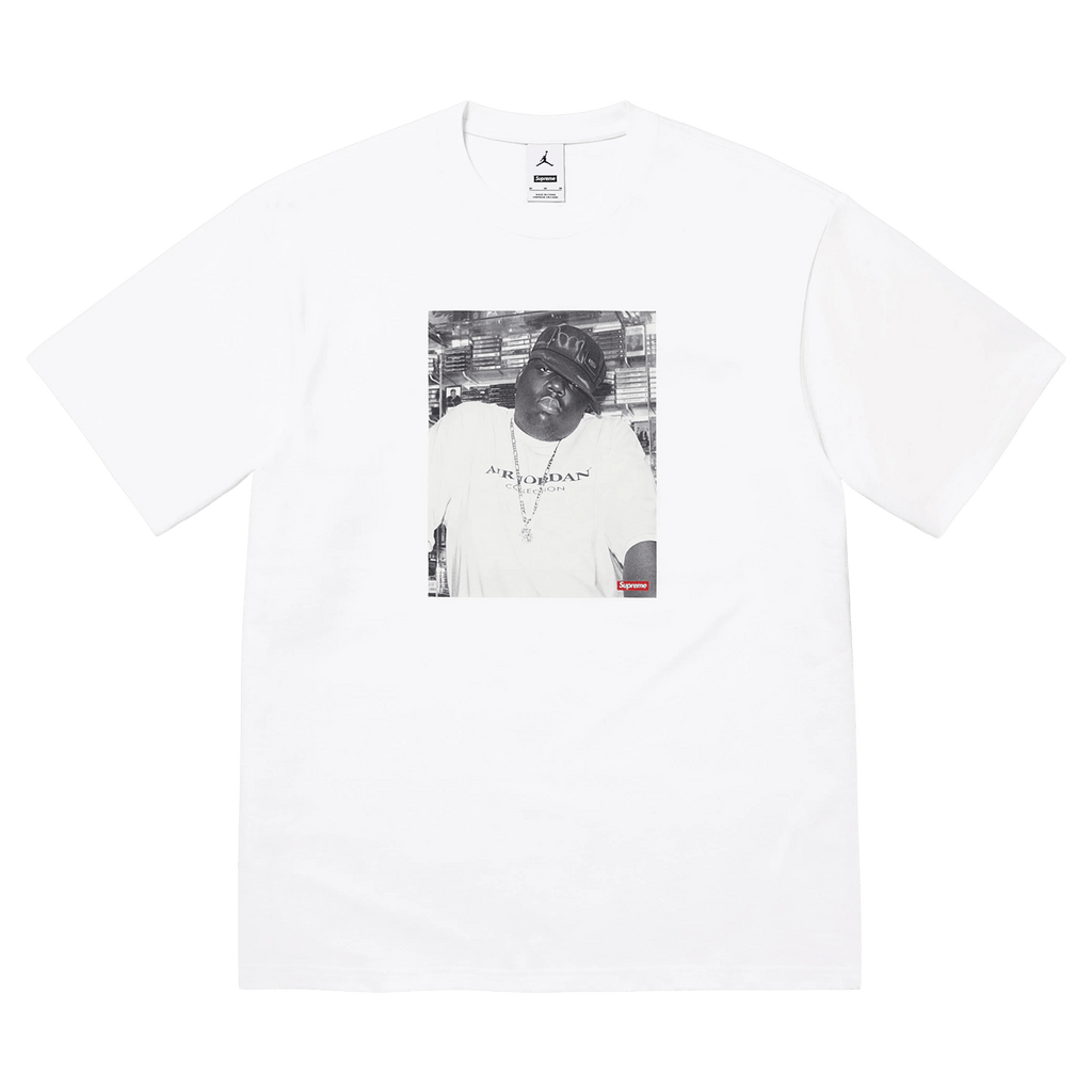 Supreme x Jordan Biggie S/S Top White M Supreme x Jordan Biggie S/S Top White M