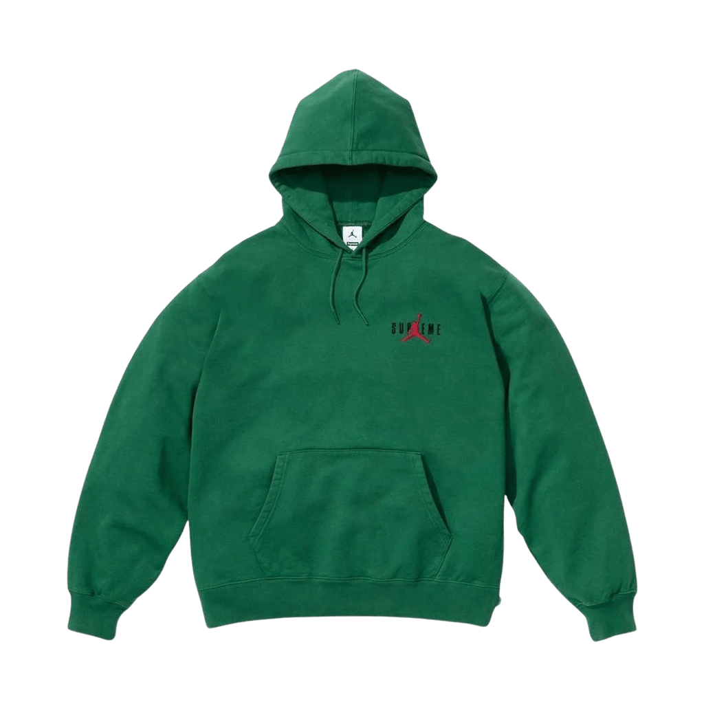 Supreme green hoodie shop