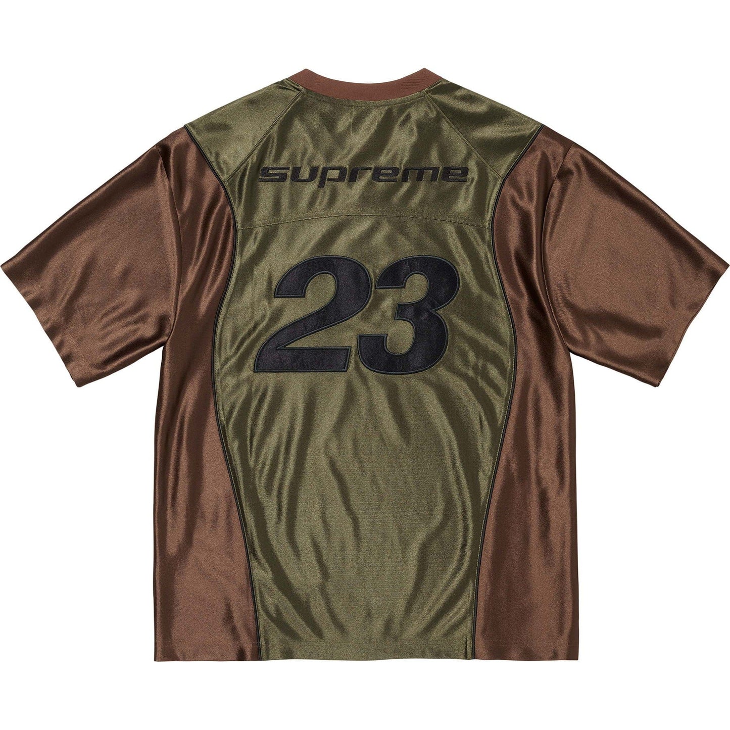 Supreme x Jordan Warm Up Jersey 'Olive/Brown' - Kick Game